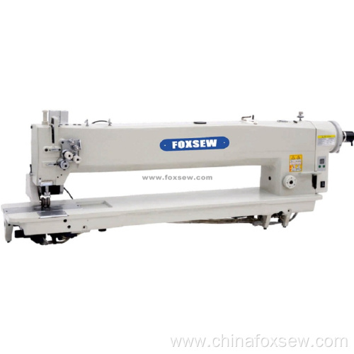 Long Arm Direct Drive Double Needle Lockstitch Sewing Machine